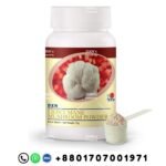 DXN Lion's Mane Mushroom Powder 30g product packaging with DXN branding and Bangladeshi contact number