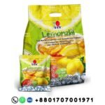 DXN Lemonzhi Tea 25 sachets packaging with lemon and ganoderma extract, DXN branding and Bangladeshi contact number